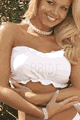 Bliss Bride Ruffle Tube Top