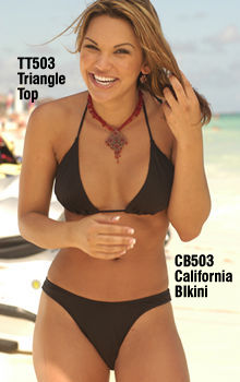 Rocknroll Triangle Top with Bead Detail
