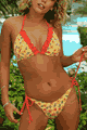 Cha Cha Underwire Triangle Top with Ruffle