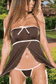 Microfibre Babydoll with Thong
