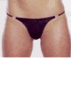 G-String with Rhinestone Side Ornaments