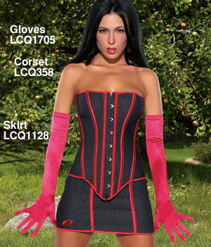 Denim Corset