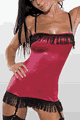 Lycra and Fringe Chemise