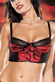 Flocked Mesh Underwire Cami