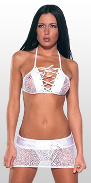 Spider Net and Lycra Skirt