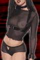 Fishnet Long Sleeve Top
