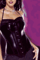 Wet Look Corset