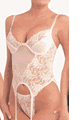 Stretch Lace Underwire Bustier