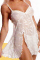 Chiffon Sheer Babydoll with G-String