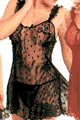 Patchwork Lace Babydoll with G-String