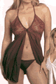 Stretch Lace Babydoll with G-String