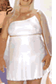 Polyester and Sheer Baby Doll with G-String