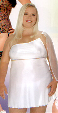 Polyester and Sheer Baby Doll with G-String
