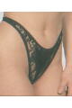 Satin and Lace Thong