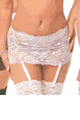 Sheer Lace Garter Slip