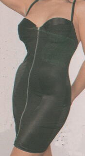 Flattering Underwire Zipper Dress