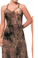 Velour and Lurex Dress