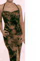Jada Spandex Brushed in Foil Dress