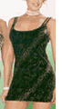 Printed Velour Double Strap Dress