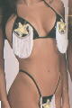 Flashing Lights Cowgirl Bra and Thong Set