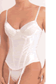 Perilous Satin and Lace Bustier