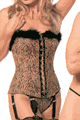Poly and Marabou Bustier with G-String