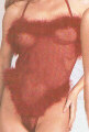 Fishnet and Marabou Teddy