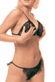Peek-A-Boo Bra and Crotchless Panty