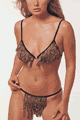 2pc Huntress Fringed Bra and G-String
