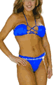 2pc Lace Up Lycra Playsuit