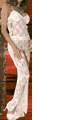 Stretch Lace Camisole and Pajama Pants