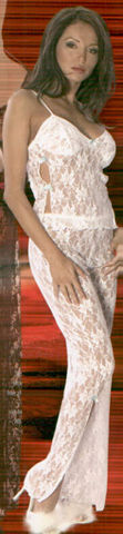 Stretch Lace Camisole and Pajama Pants