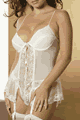 Mesh and Lace Tediette with Hose