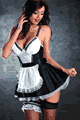 French Maid with Hose