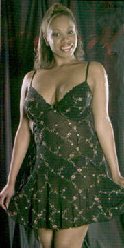 Flower Vine Chemise with Thong