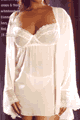 Embroidery Babydoll Coat Set