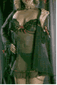 Baby Doll Coat Set with Sheer Panty