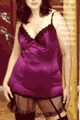 Stretch Satin Bustier Dress with Hose