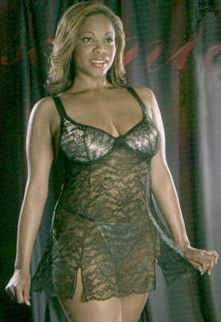 Baby Doll and Satin Thong