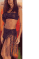 Crocheted Fringe Lace 3pc Skirt Set
