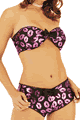 Lycra Metallic Lip Design 2pc Set