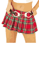 Plaid Flippy Skirt