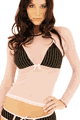 Fitted Fishnet Top