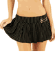 Stretch Pinstripe Mini Skirt