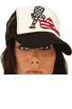 American Flag Girl Hat