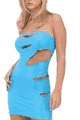 Hologram Set Mini Dress