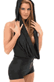 Stretch Lycra Short Sleeveless Jumpsuit