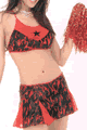 Sexy Sequence 2-Piece Devil Cheerleader