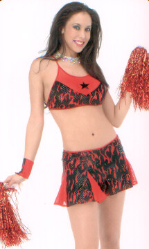 Sexy Sequence 2-Piece Devil Cheerleader