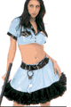 Police Girl Top and Fluffy Skirt